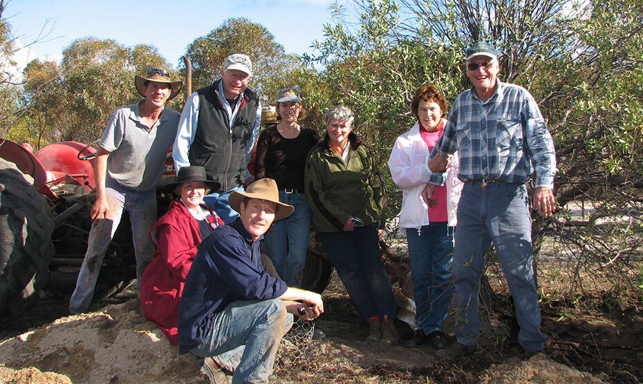 A group of ASN members after sandalwood extraction day